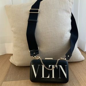 Valentino black minaudiere /handbag